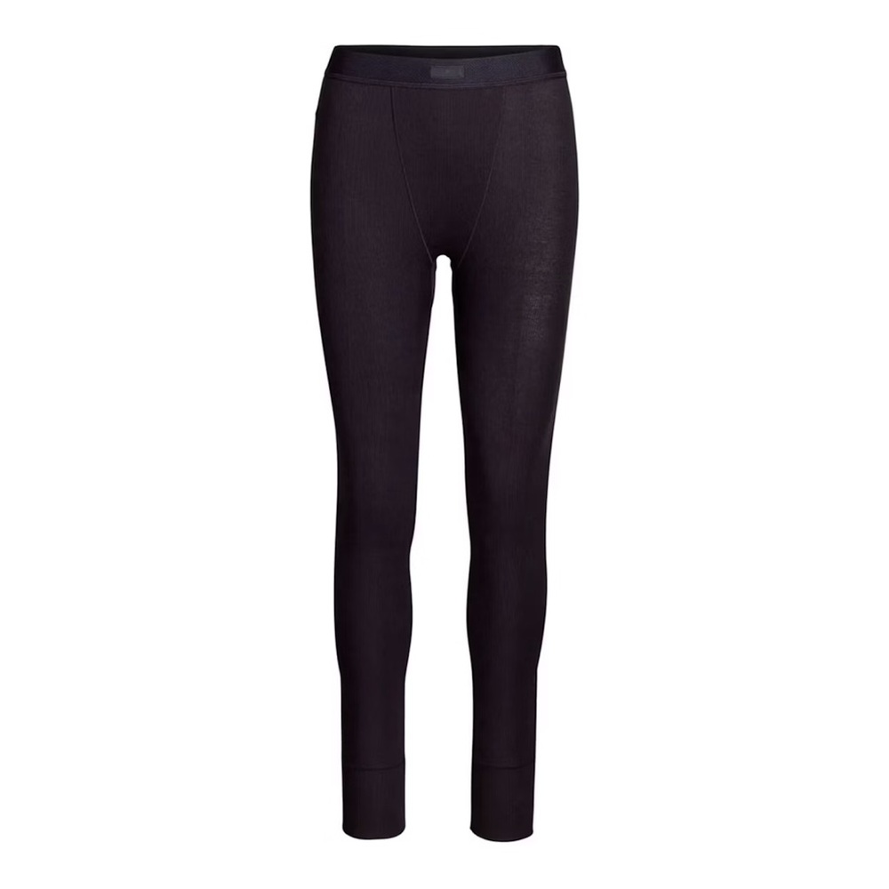 COTTON RIB LEGGING | SOOT NWT